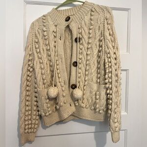 Doen pom pom cardigan